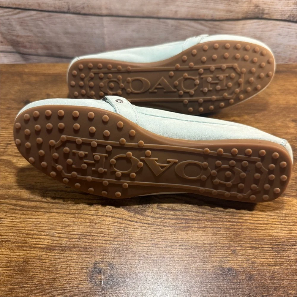 Coach Women’s Loafers - Mint Green - Picture 4 of 5